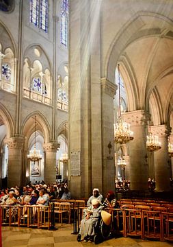 Non in Notre Dame Pastell von Rob van Dam