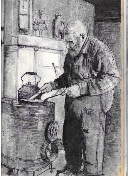 MAN COOKS AT HOME by Vincent Jacobs