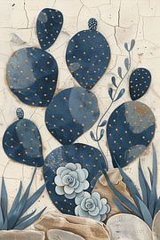 Blauer Kaktus Träume