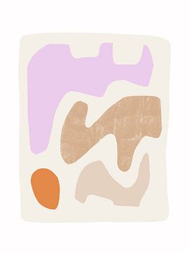 Abstrait moderne NO.1 Beige sur Bohomadic Studio