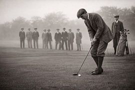 The Putt – Golf im Goldenen Zeitalter III von Exclusive Photos by Erwin Floor