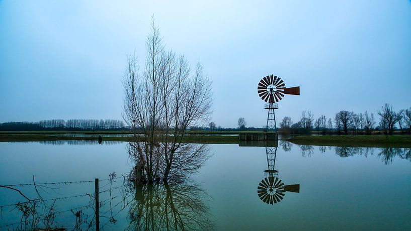 Wassermühle an der IJssel von Sran Vld Fotografie