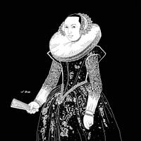 Portret van een onbekende vrouw