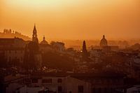 Santo Spirito bij ondergaande zon