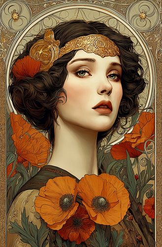 Art Nouveau portret no.10