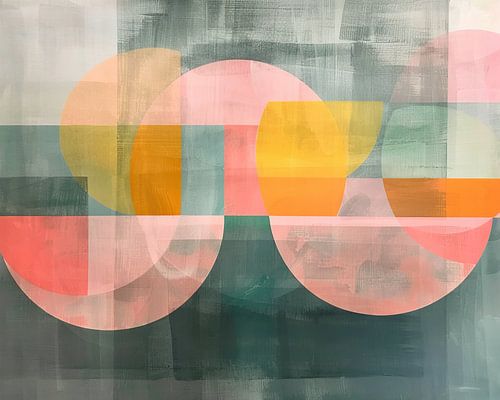 Peinture abstraite minimaliste