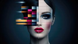 Digitaal gezicht: verval en reconstructie van Klaus Tesching - Art-AI