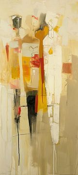 Abstract Schilderij van Kunst Kriebels