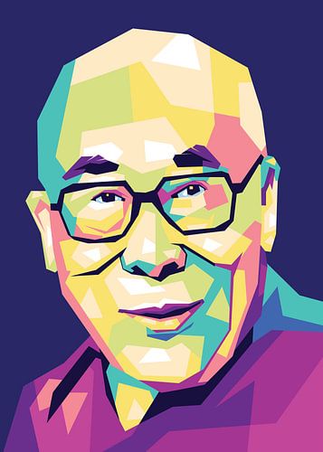 Dalai lama (tenzin gyatso) sur rahma azari