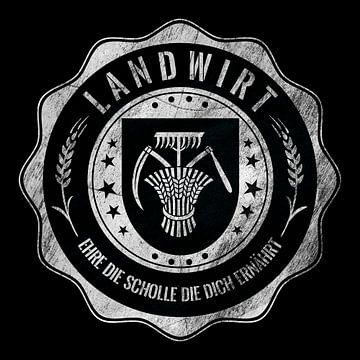 Agriculteur, armoiries de corporation, artisanat, profession