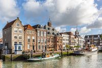 bâtiments historiques sur le Stadhuiskade, Maassluis, Pays-Bas