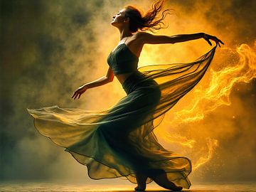 Dancing with fire and passion by The Photo Artist
