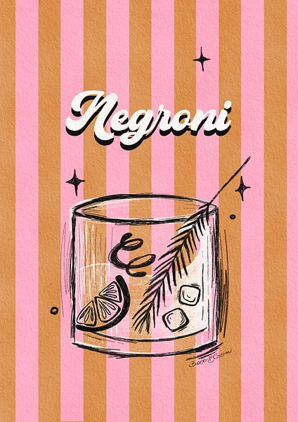 Negroni sur les rayures par Baroo Bloom