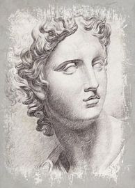 Kopf eines Mannes von Moonheart Artworks