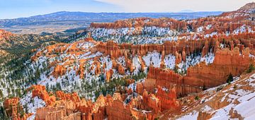 L'hiver dans le parc national de Bryce Canyon, Utah sur Henk Meijer Photography