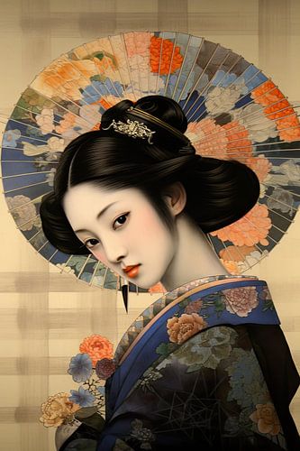 Betoverende Geisha, harmonie van schoonheid