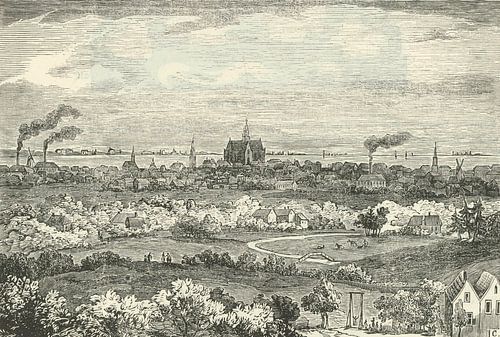 Gezigt op Haarlem, Alexander Cranendoncq