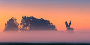 Lever de soleil au Langelandster, Garmerwolde sur Henk Meijer Photography