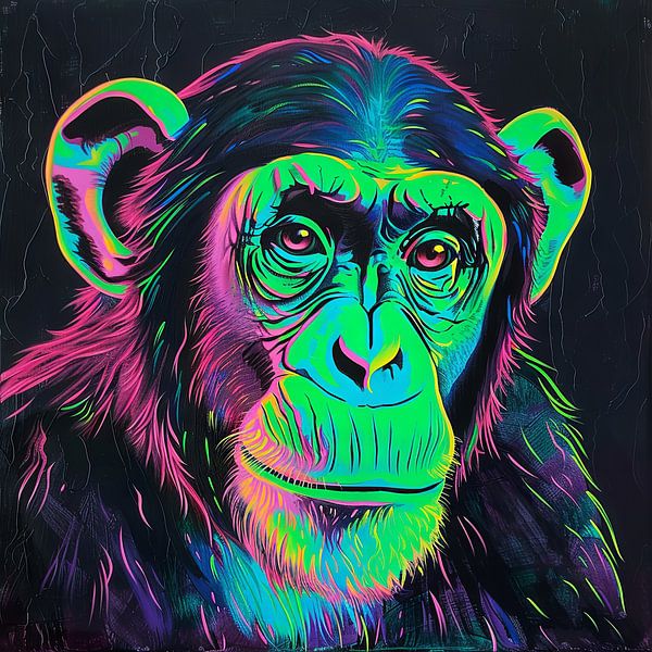 Chimpanzee by Poster Art Shop