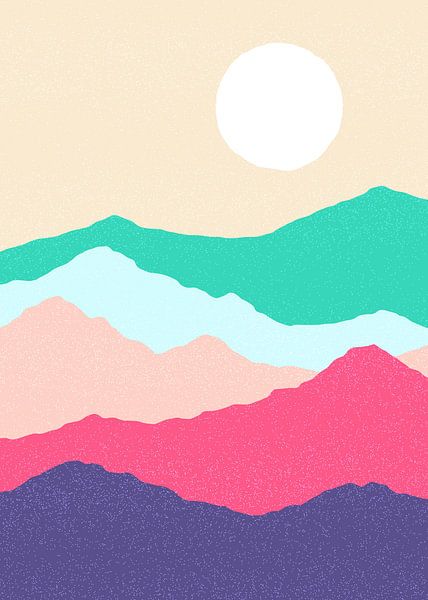Das Gebirge von Humane