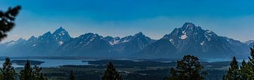 Grand teton panorama van Kevin Pluk