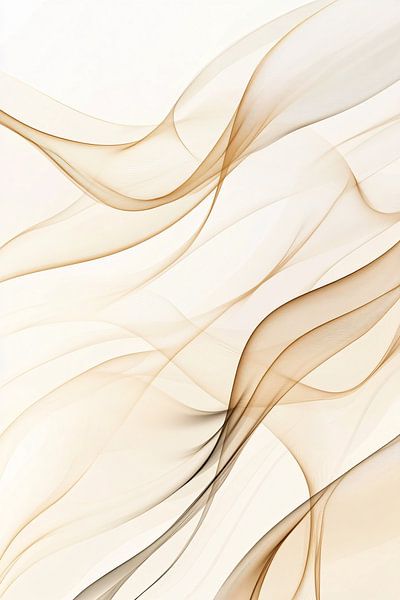 Weiche fließende Linien Hintergrund von Art & Soul Creations