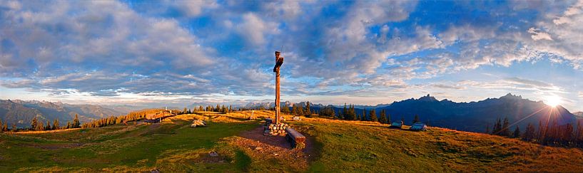 Zonsopgang panorama op de Rossbrand van Christa Kramer