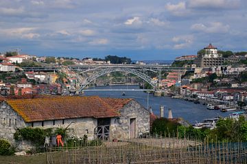 Uitzicht over Porto en de Douro van Sander Hekkema