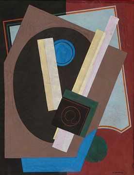 Composition, motif décoratif (ca. 1925-1930) de Georges Valmier sur Peter Balan
