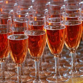 Champagneglazen van Hans Koreman