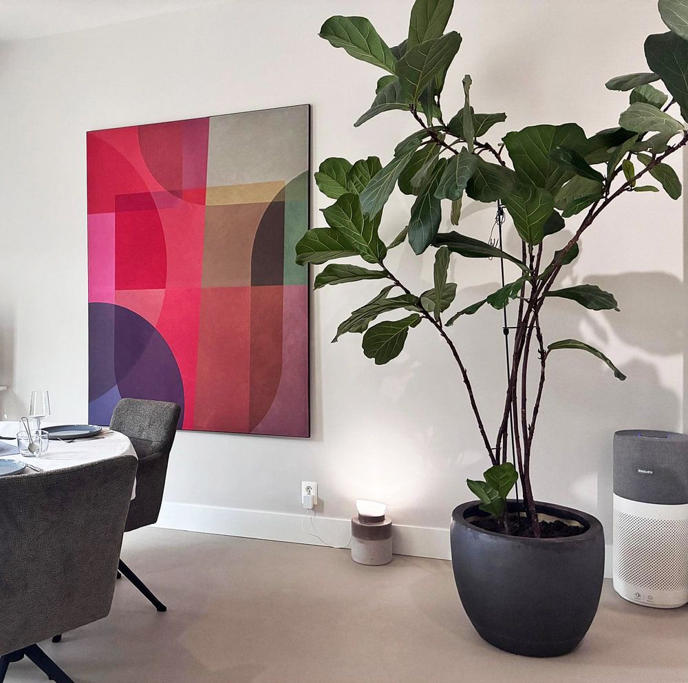 Overlappende en transparante kamers 2  van Angel Estevez 