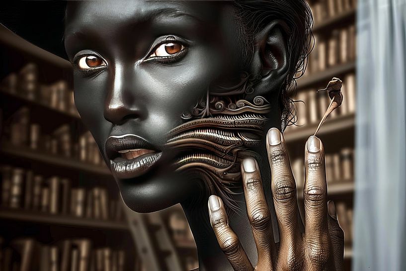 surrealist portrait by Egon Zitter