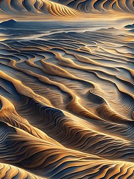 Fluisteringen van het stuifzand van Artistic