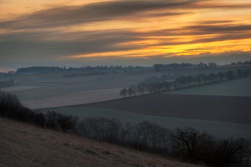Zonsopkomst boven het Plateau van Ubachsberg