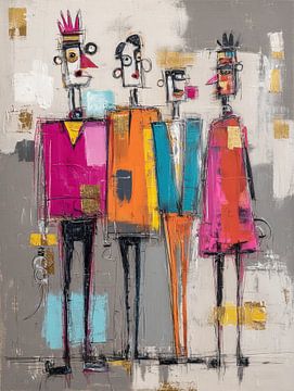 Colorful Character Crew by ARTEO Paintings