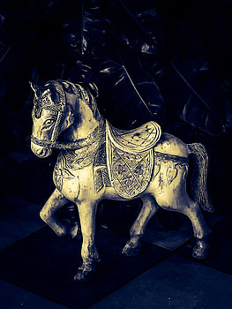 Brocante houten paard