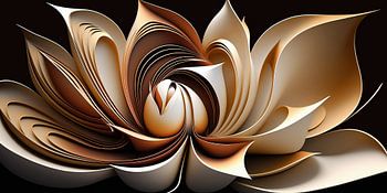 Lotusblume Abstrakt VII