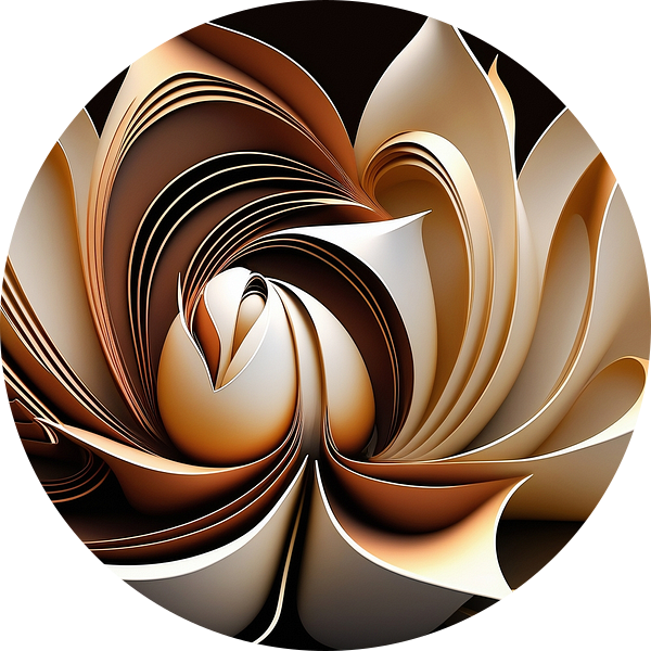 Lotusbloem Abstract VII van Jacky