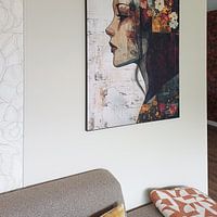 Klantfoto: Vrouw van Kunst Kriebels, als ArtFrame