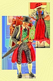 Uhrenträger und Schwarzwaldmädel ART 4.0 von Ingo Laue