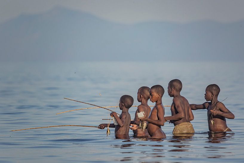 Fisherman men by Ed Peeters