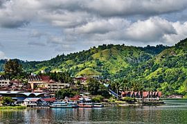 Traditional architecture overlooking the lake by Frank Photos