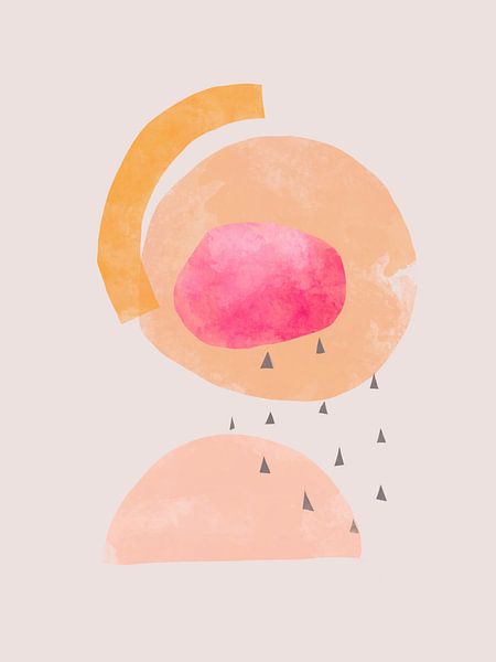 Pink Abstract by Femke Bender