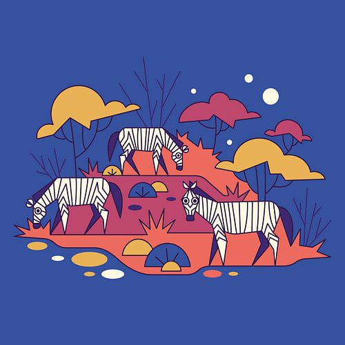 Minimal Wildlife Zebra