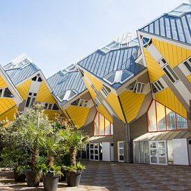 Cube houses in Rotterdam.  by Ron Poot