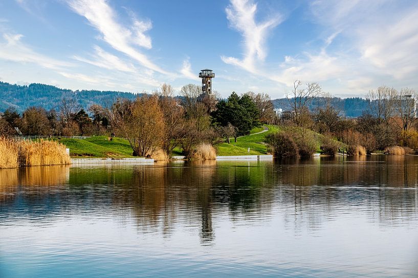 Lake Park Tower in Freiburg im Breisgau by Andreas Nägeli