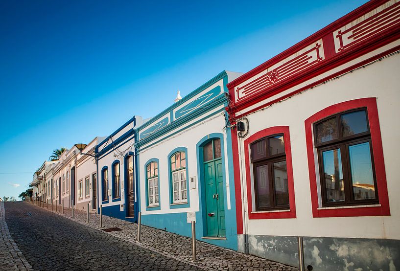 Streetview in Lagos, Portugal by Marcel Bakker
