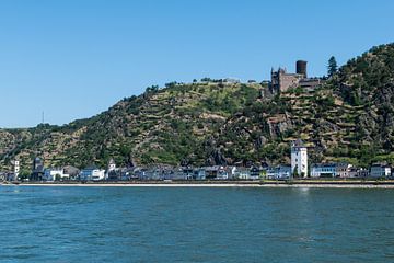 Burg Katz bei Sankt Goarshausen von Wim Stolwerk