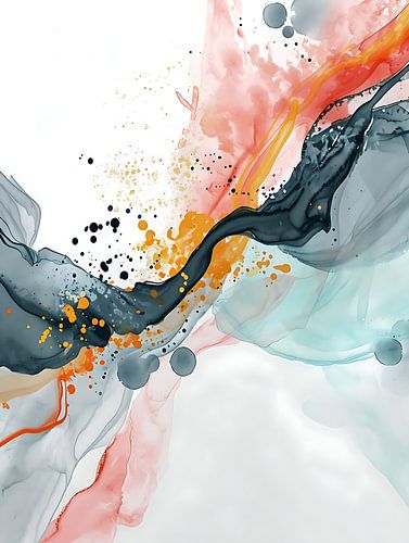 Abstracte lente kunst