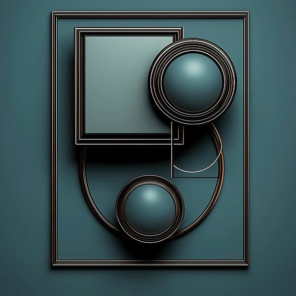 Blue Dimensions in Geometry by Karina Brouwer